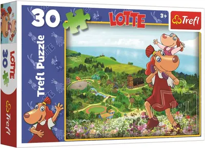 Puzzle Trefl din 30 piese - Lotte la plimbare