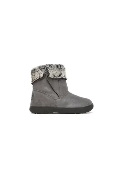 Ghete de zapada pentru fete - 305465764 - piele naturala - gri