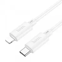 Cablu Date si Incarcare USB-C - Lightning HOCO X88, 20W, 1m, Alb