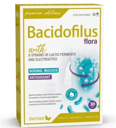 Bacidofilus Flora Probiotic, 30 capsule, Dietmed