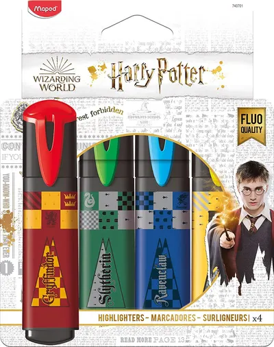 Set markere de text Maped Harry Potter - 4 culori