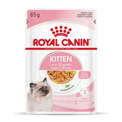 Hrana umeda pentru pisici Royal Canin Kitten Jelly 85 gr