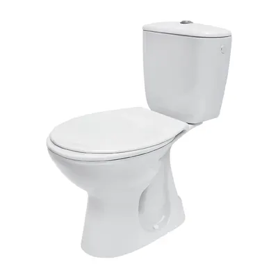 Set vas WC pe pardoseala cu rezervor Cersanit President P 020 + mecanism si capac polipropilena K08-029-EX1
