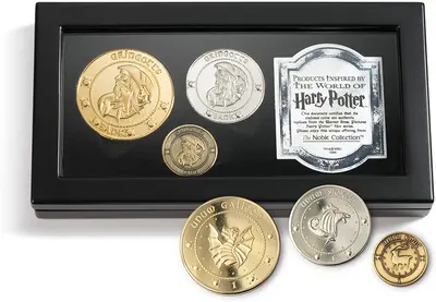 Replica The Noble Collection Movies: Harry Potter - The Gringotts Bank Coin Collection