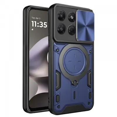 Husa pentru Motorola Moto G37 Power, Techsuit, CamGuard Pro, Albastra
