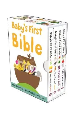 Baby's First Bible Boxed Set: The Story of Moses, the Story of Jesus, Noah's Ark, and Adam and Eve