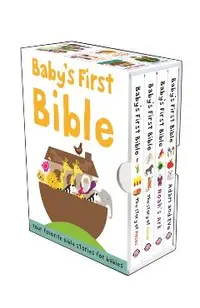 Baby's First Bible Boxed Set: The Story of Moses, the Story of Jesus, Noah's Ark, and Adam and Eve