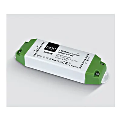89030w, Led Driver 12v 0-30w Input 230v