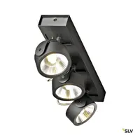 KALU LED 3,negru,3000K,60°lampa plafon/perete