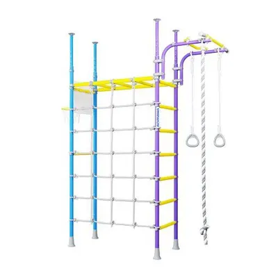 Copii Fitness Spalier Gimnastică Scară Suedeză Pegas Violet Metal Set