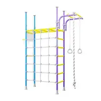 Copii Fitness Spalier Gimnastică Scară Suedeză Pegas Violet Metal Set