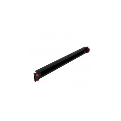 19'' capac intrare cablu - 1 U - metal cu brushes - quick fixing