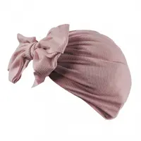 Turban pentru Fetite cu Fundita - Roz Pudra