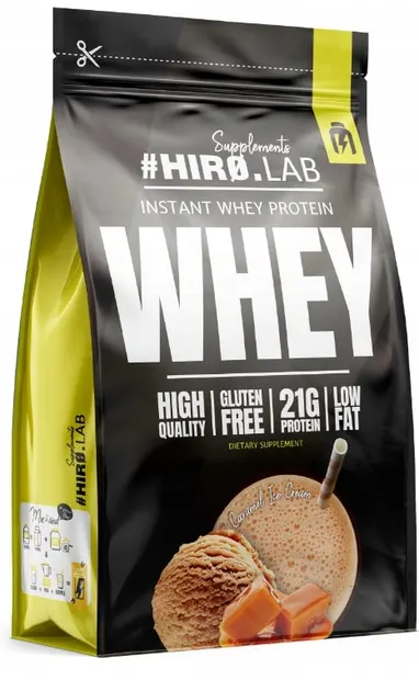 Instant Whey Protein, înghețată cu caramel, 750 g, Hero.Lab