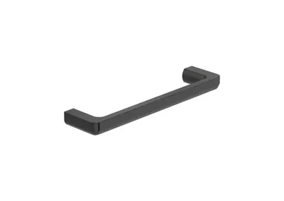Bara prosop Roca Tempo A817039CN0, montare pe perete, 300 mm, metal, lucios, Negru titan