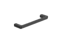 Bara prosop Roca Tempo A817039CN0, montare pe perete, 300 mm, metal, lucios, Negru titan