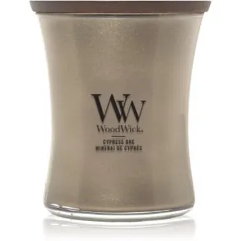 Woodwick Precious Metals Cypress Ore lumânare parfumată