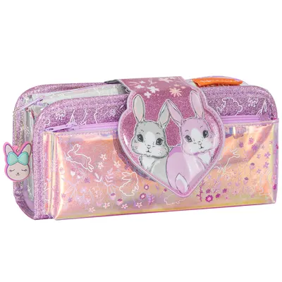 Penar tip etui Fun Time 2 in 1 motiv Lovely Bunny Tiger Family