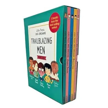 Little People, Big Dreams Trailblazing Men 5 Books Collection, Isabel Sánchez Vegara