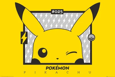 Poster maxi GB eye Games: Pokemon - Pikachu Wink