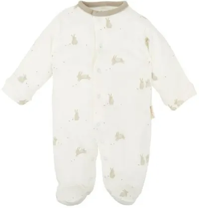 Pijamale pentru bebeluși Bimbidreams - Bunny, 1-3 luni, Green Moss