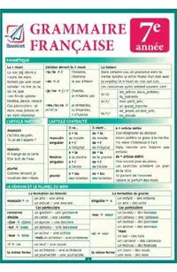 Pliant Grammaire Francaise 7e annee