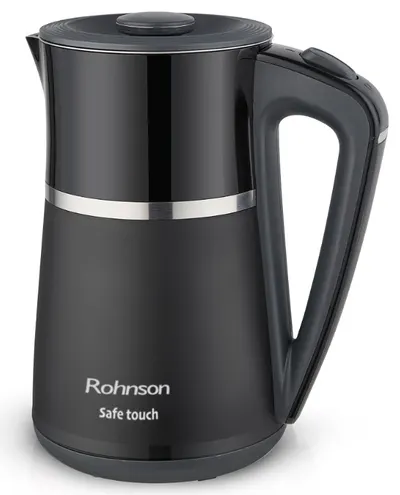 Fierbător electric Rohnson - R 7534, 2200W, 1.7 l, negru