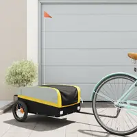 Gossi remorca pentru biciclete, negru si galben, 30 kg, fier