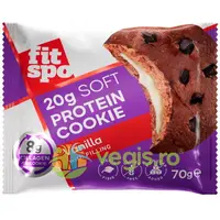 Prajitura (Cookie) cu 20% Proteina fara Gluten Aroma de Vanilie 70g
