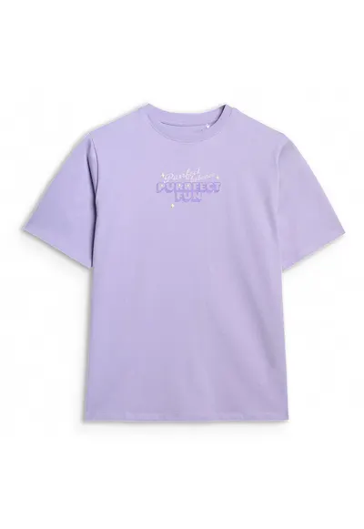 Tricou Fete JUNIOR 100% Bumbac - 68754 - Violet deschis