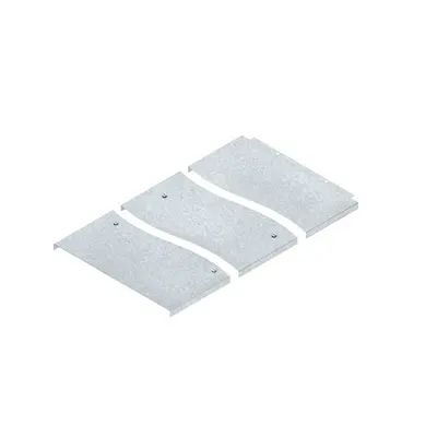 Capac pentru jgheab/scara pentru cabluri cu deschidere larga cu protectie pentru bara de protectie si elemente de fixare pre-asamblate cu blocare prin rasucire WDV 300 F