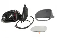 Oglinda stanga electrica, asferic, incalzita, grunduita, pliabila electric VW GOLF intre 2003-2009