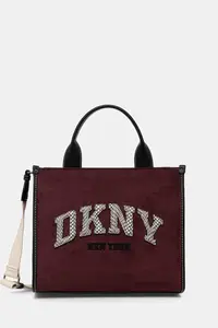 DKNY geantă crossbody pentru femei, cu imitație de piele întoarsă