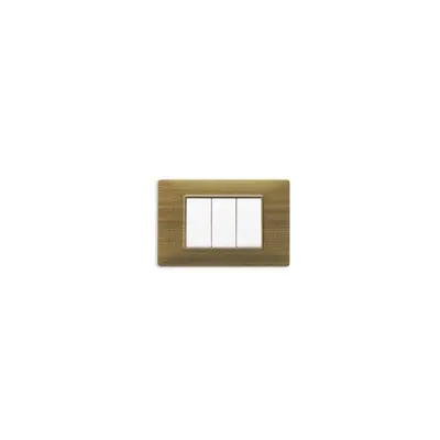 Placa ornament 3 module Vimar(Plana) Tehno-polimer fir