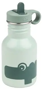 Sticlă metalică Done by Deer - Croco, Green, 350 ml