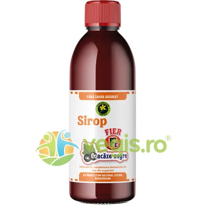 Sirop Fier cu Coacaze Negre cu Stevia Rebaudiana 500ml