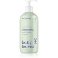 Attitude Baby Leaves Shampoo & Body wash Gel de dus si sampon pentru copii Sweet Apple 473 ml