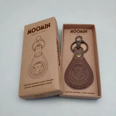 Breloc piele Moomin în cutie pentru cadou