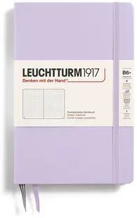 Caiet Leuchtturm1917 Paperback - B6+, mov, pagini cu puncte, copertă rigidă