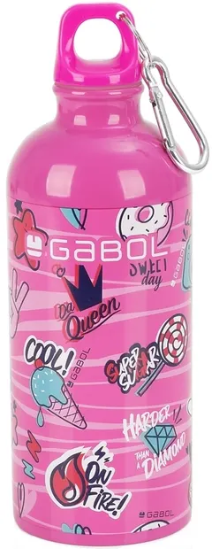 Sticlă de apă din aluminiu Gabol Sticker - 600 ml