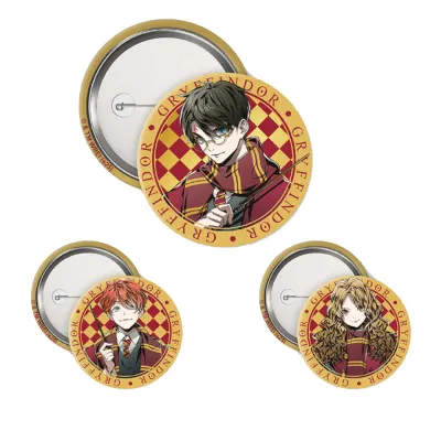 Set Insigne Harry Potter - Harry, Hermione & Ron