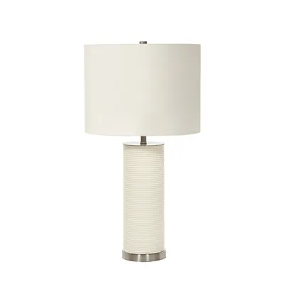 Veioza Ripple 1 Light Table Lamp – White