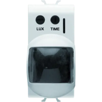 Senzor de miscare - 230V ac 50/60Hz - 1NO 3A(AC1) 250V ac - 1 MODULE - WHITE - CHORUS