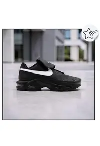 Pantofi Sport Dama - Air Max Plus Tiempo - Negru - Model Unic Hibrid Stil Fotbal - Amortizare Tuned Air Lifestyle Urban - Negru