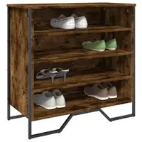 Gossi pantofar, stejar fumuriu, 80x38x78 cm, lemn compozit