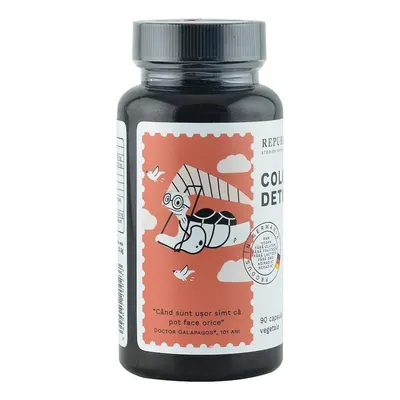 Colon Detox (500 mg) supliment alimentar Ecologic Republica BIO, 90 capsule (53,5 g)