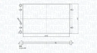 Radiator motor (Automat Manual) potrivit AUDI A3, TT; OPEL MOVANO A; SEAT LEON, TOLEDO II; SKODA OCTAVIA I; VW BORA, BORA I, GOLF IV 1.4-2.5D