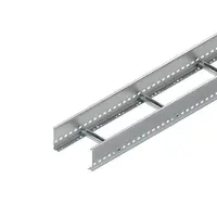 Jgheab trepte scara de cablu 300 mm, cu profile laterale perforate continuu, cu trepte nituite, deschise in sus din profile C cu latimea fantei de 11 mm KL 100.203/3