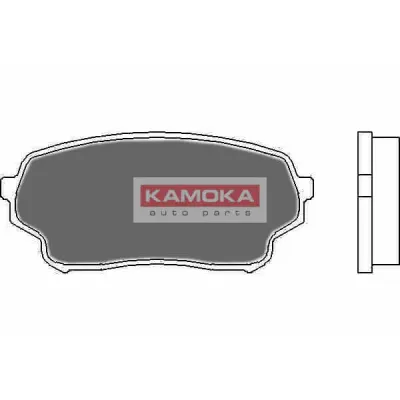 Set placute frana, frana disc KAMOKA JQ1018154