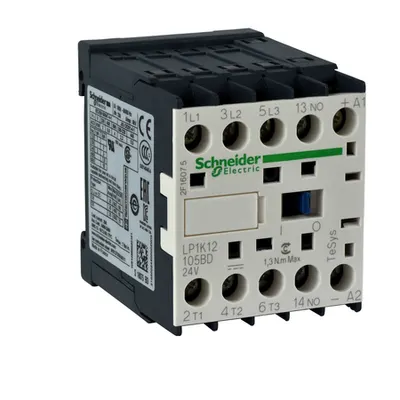 Tesys K Contactor - 3P - Ac-3 = 440 V 9 A - 1 Nc Aux. - 24 V C.C Bobina